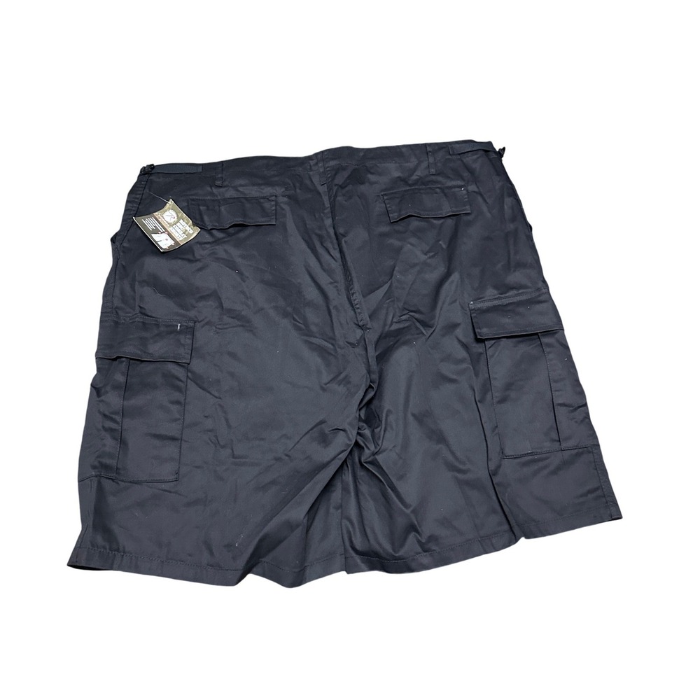 Rothco BDU Combat Shorts Mens 3XL Black Cargo Tactical Military Utility 65208